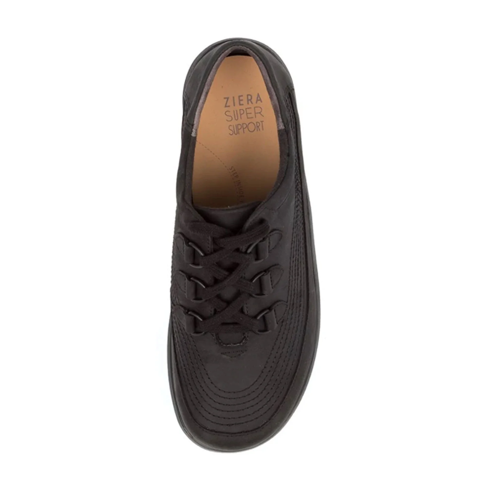 Ziera Amaris Wide Lace Up (Women) - Black Trooper Mix - Image 3