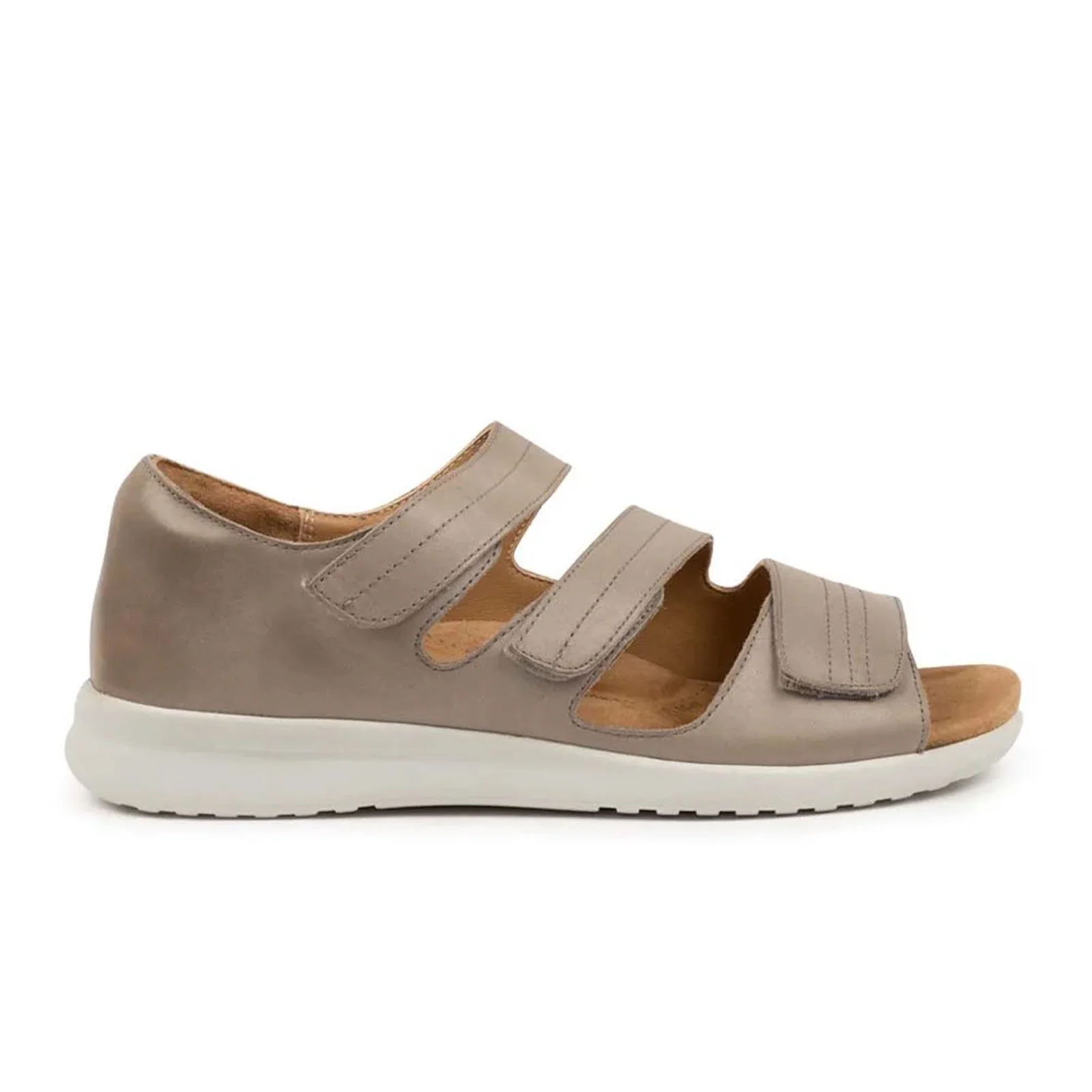 Ziera Bardot Wide Sandal (Women) - Misty/White Sole
