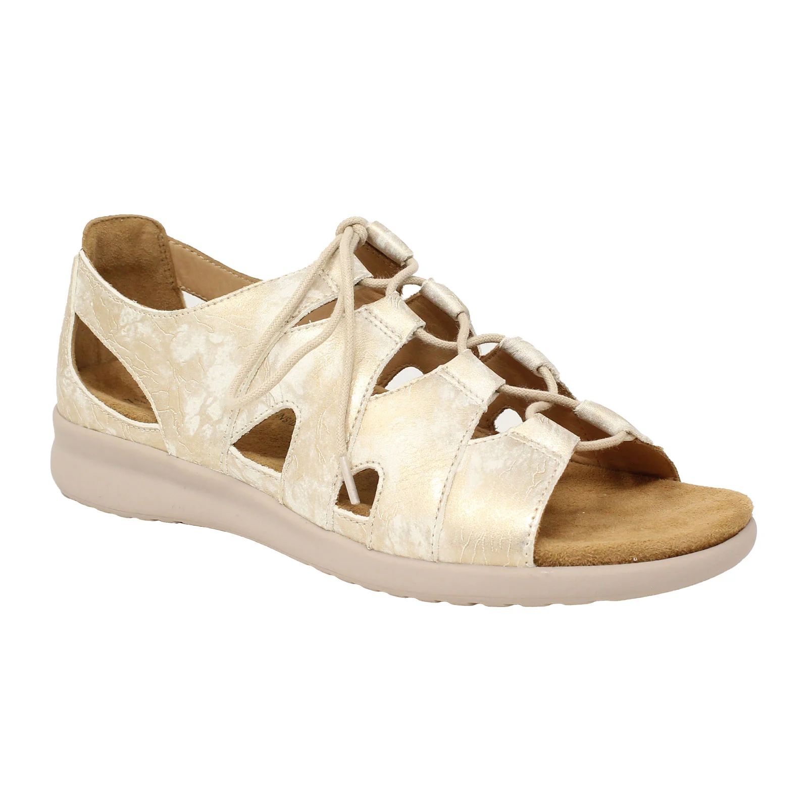 Ziera Barnett Backstrap Sandal (Women) - Smudge Metal
