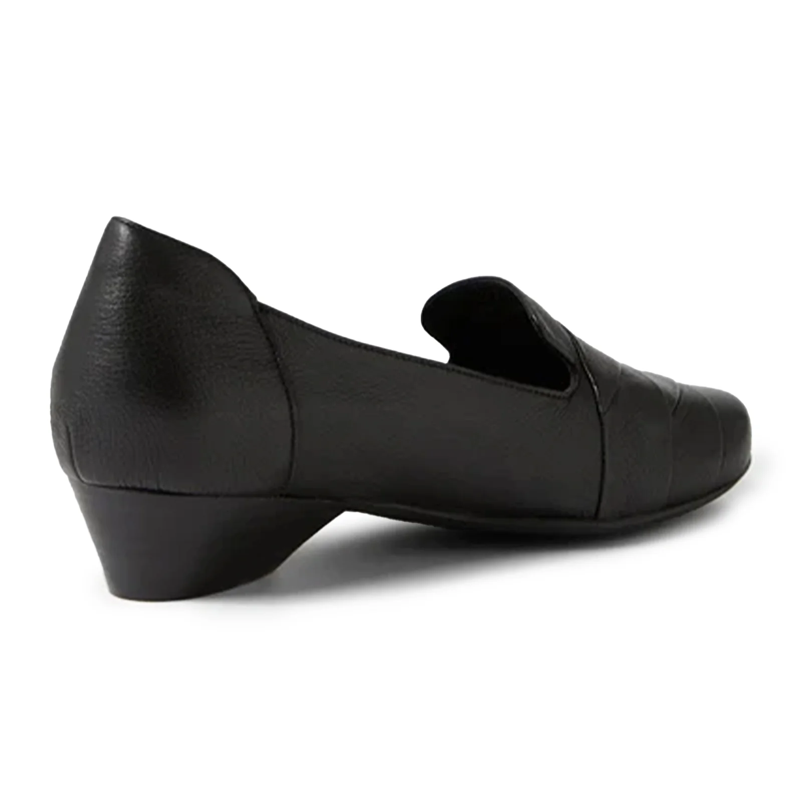 Ziera Celyn Wide Loafer (Women) - Black Leather - Image 4