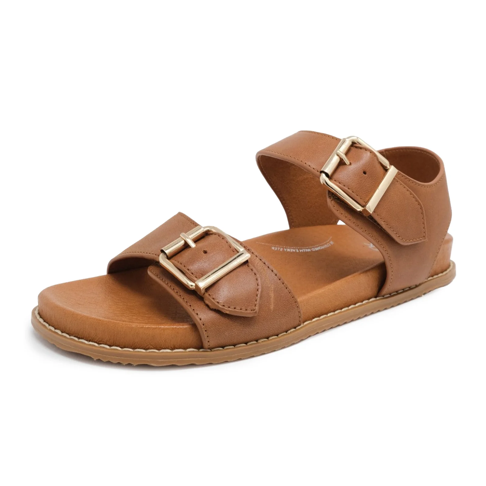 Ziera Hastice Backstrap Sandal (Women) - Tan Leather - Image 2