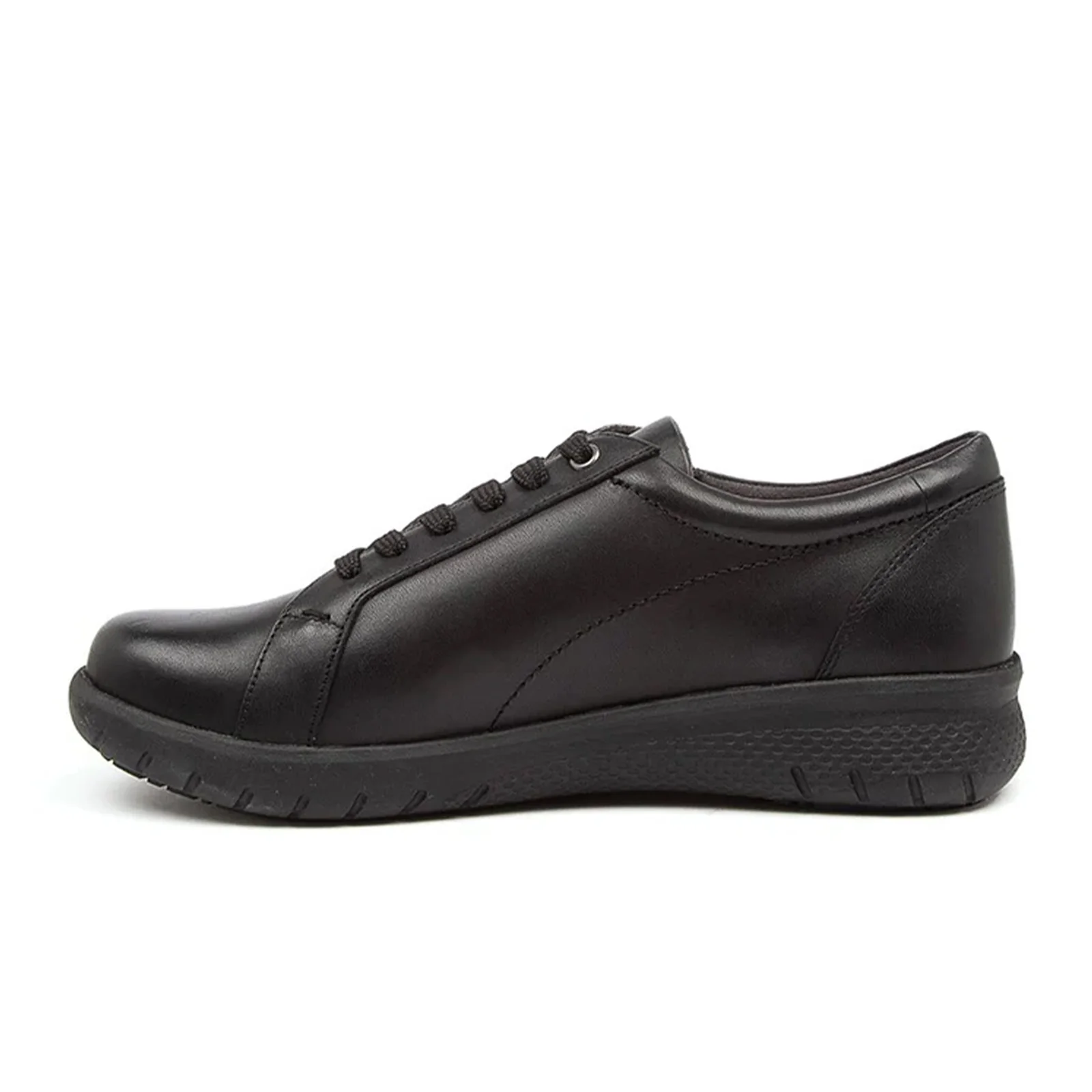 Ziera Solar XF Sneaker (Women) - Black Leather - Image 2