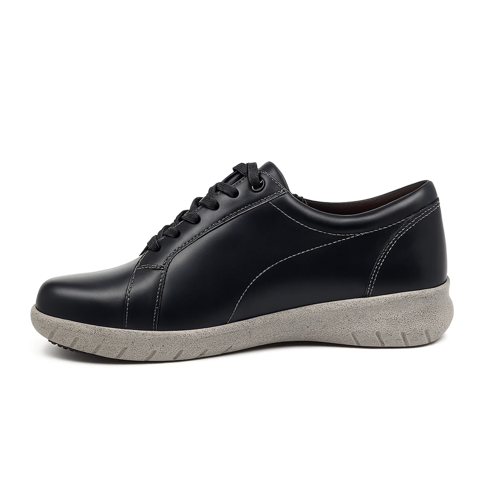 Ziera Solar XF Sneaker (Women) - Black/Misty Speckle Leather - Image 2