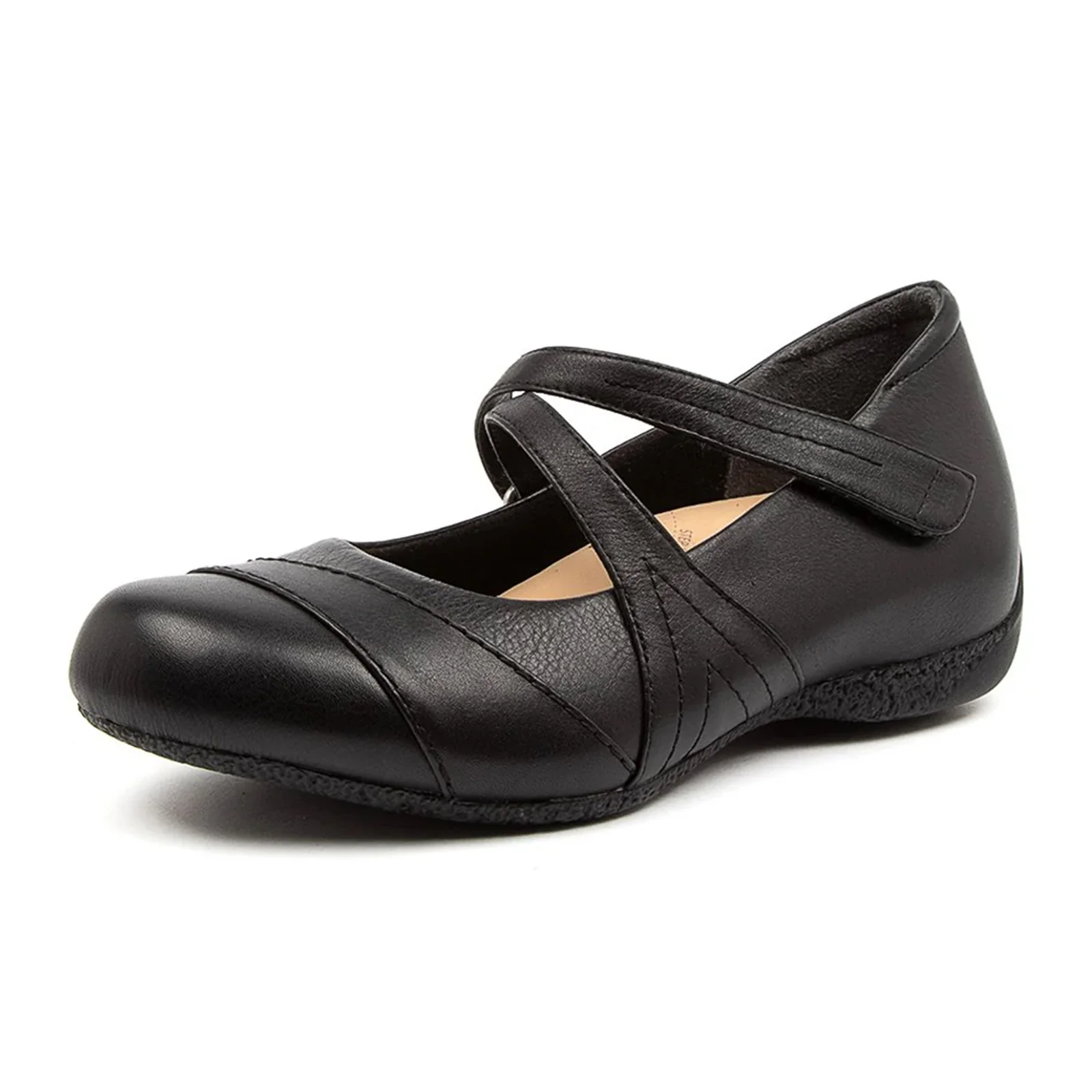 Ziera XRay Mary Jane (Women) - Black Leather - Image 4