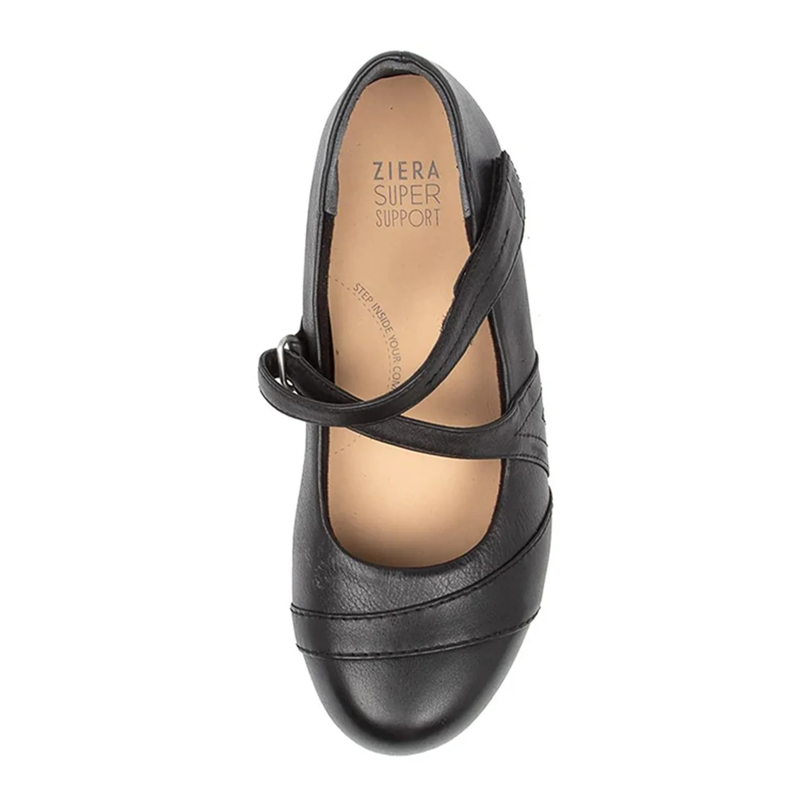 Ziera XRay Mary Jane (Women) - Black Leather - Image 5